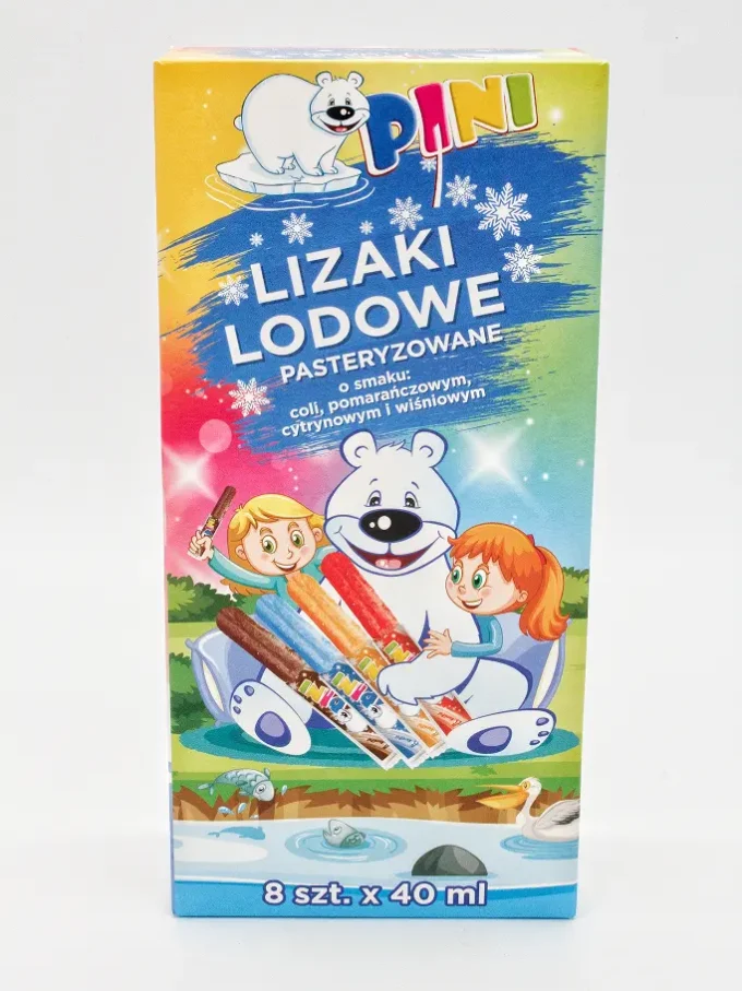 Lizaczki lodowe kartonik zbiorczy 8 szt.