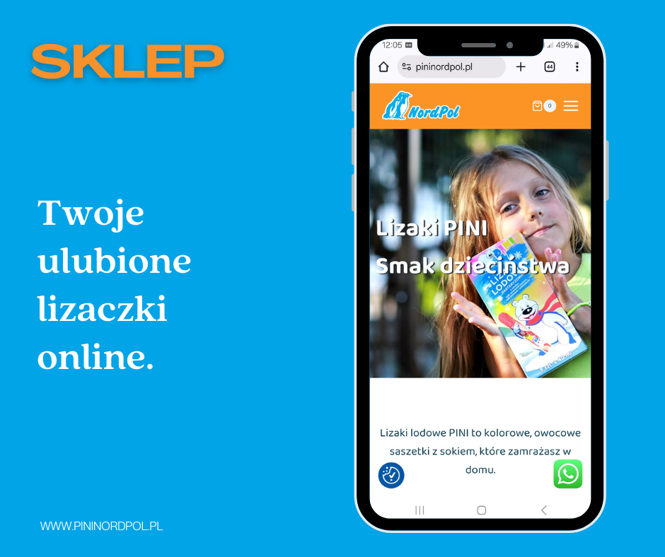 Sklep online Nordpol – zamów lizaki lodowe PINI z dostawą do domu