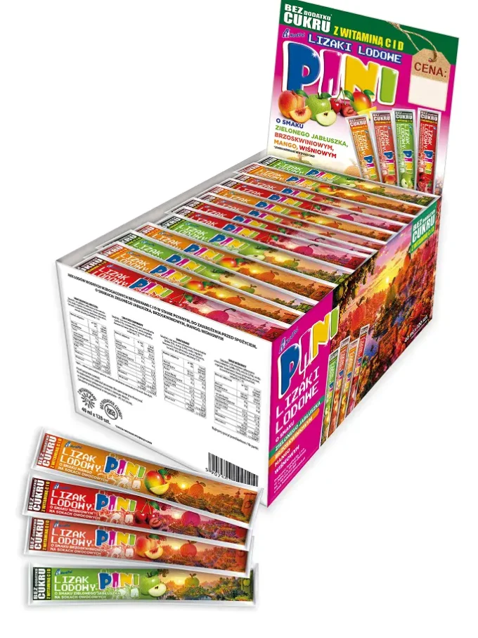 Lizak lodowy PINI z witaminami 40 ml x 120 szt.